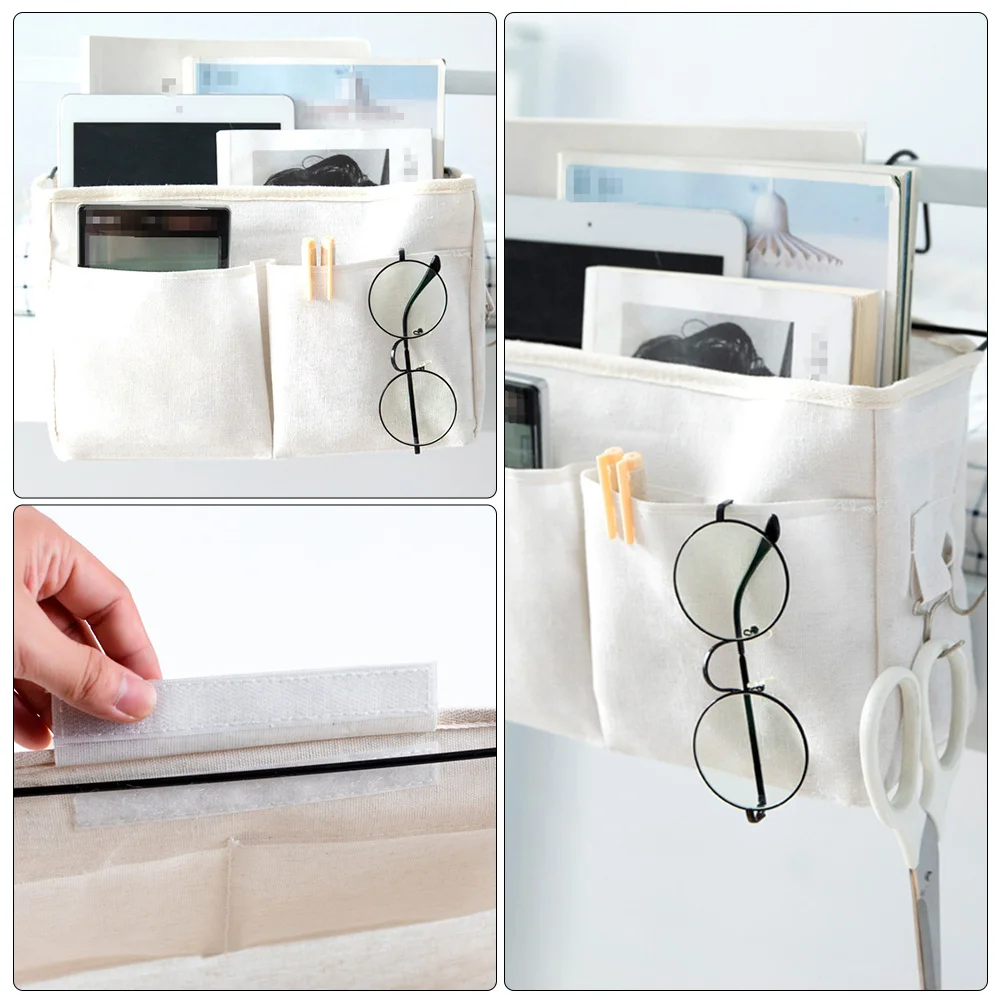 

1Pcs Phone Organizer Bedside Storage Bag Large Capacity Hanging Dormitory Practical Storage Pouch for Mobile Chargers