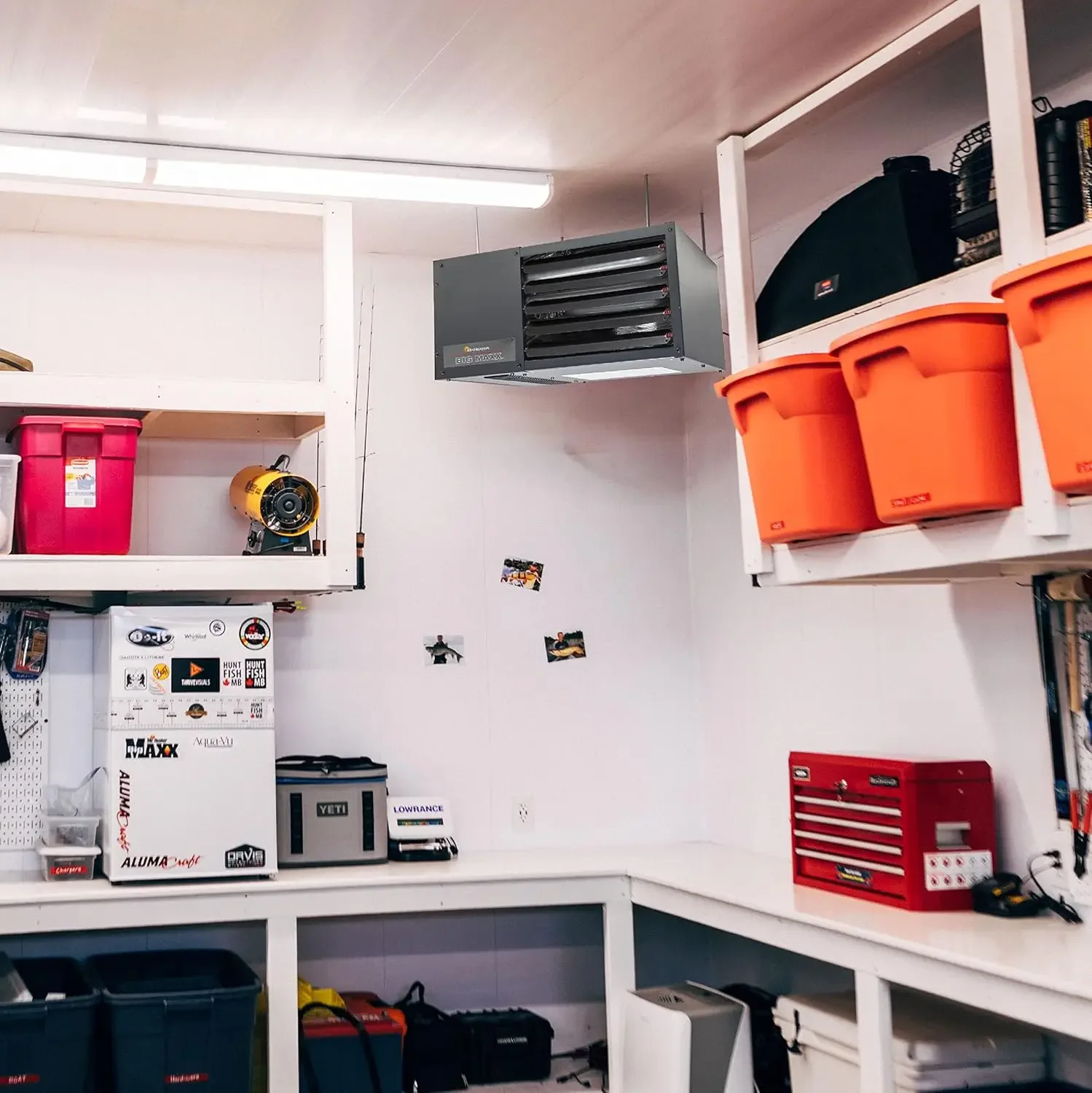 Heater F260550 Big Maxx MHU50NG Natural Gas Unit Heater,Black