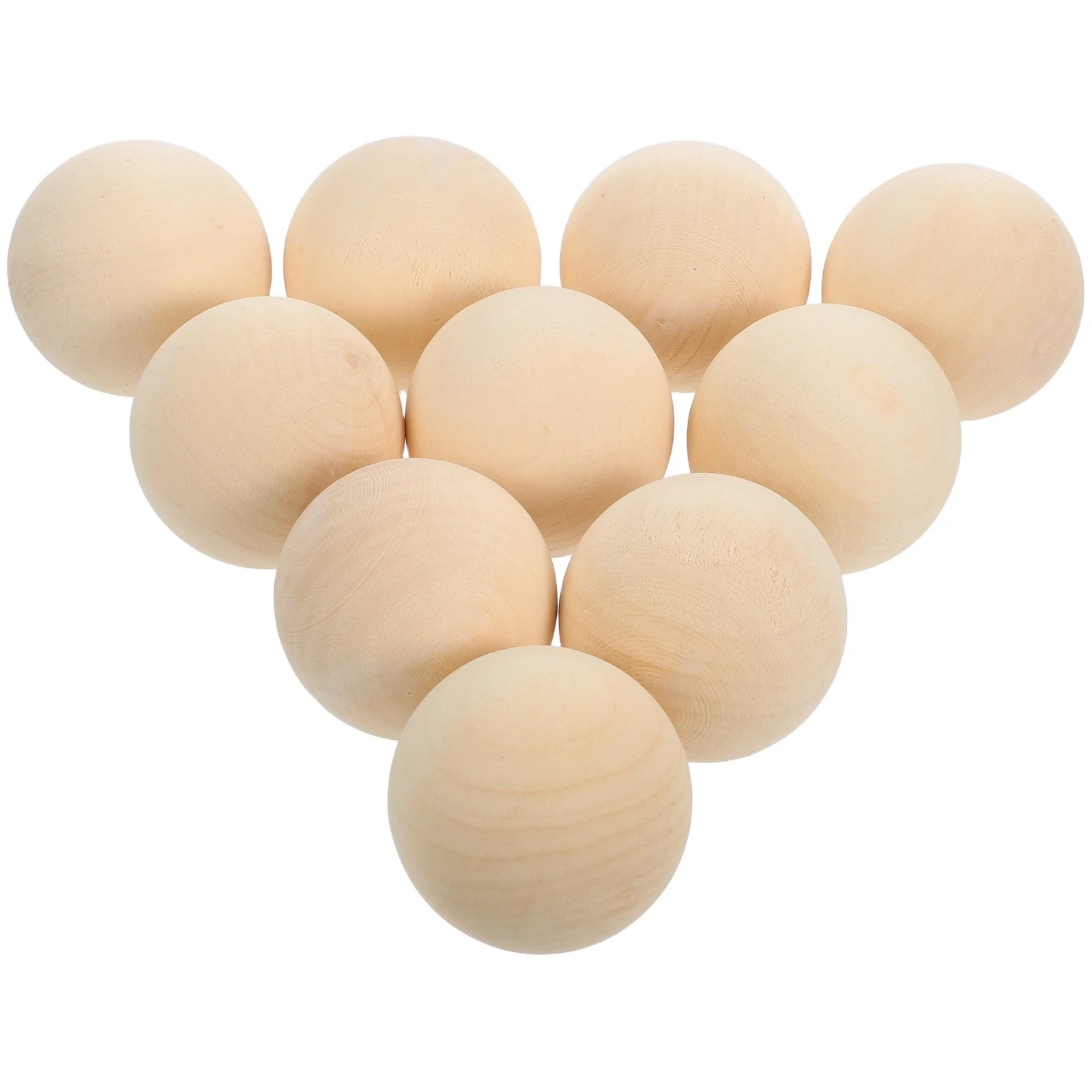 10 قطعة من الخرز الخشبي الكبير، سطح أملس غير مسامي للأطفال، ديكورات الحرف اليدوية، أنشطة الرسم، اللعب الآمن #6