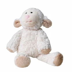 38cm Cute Sheep Doll Stuffed Animal Cartoon Furry White Lamb Plush Toy Soft Kawaii Hug Plushies Gift Girl