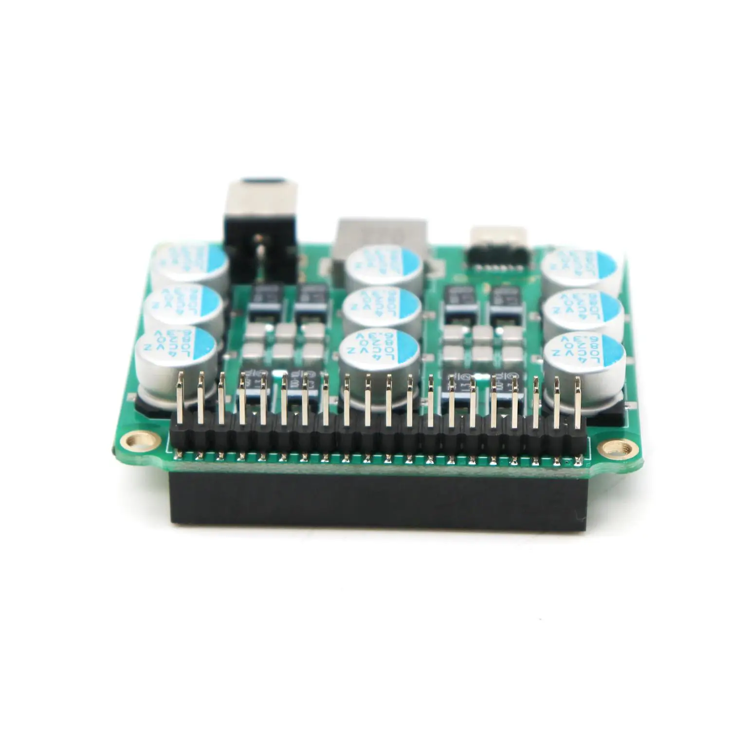 PIR Power Filter Board For Raspberry Pi 4B/5 -CLC Noise Reduction DAC Audio Decoder Expansion, Purifier HAT For 3B+/Pi4/Pi5 HiFi
