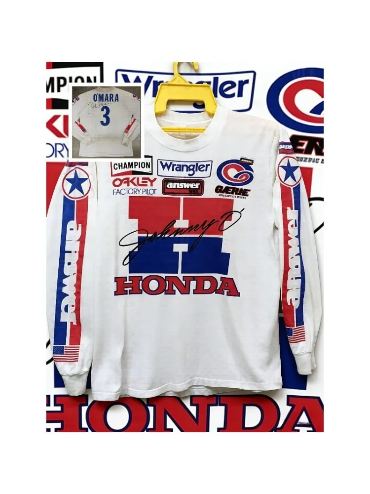 AliExpress Honda 2025-26 Autumn Motorcycle Jersey Long Sleeve Riding Shirt Breathable Dirt Bike Racing Gear Comfortable Off-Road Moto Top