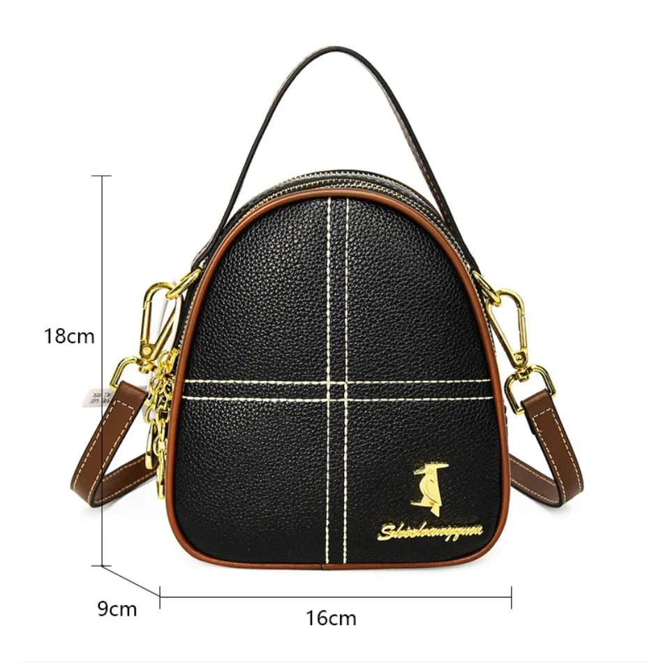 Luxury Designer Women Small Handbag and Purses Fashion Shoulder Crossbody Bags for Women 2024 High Quality Soft Leather Tote Sac