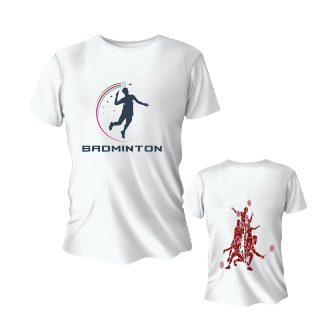 

Men's T-shirt Badminton Printed TShirt Summer Crew Neck Hip-Hop Sports Short Sleeve Crew Neck Tops Loose Men Sportswear Clothing