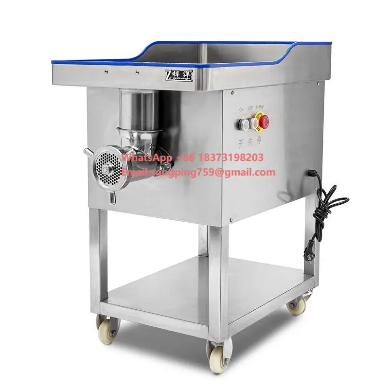 

2200W Electric Automatic Commercial Meat Grinder with Sausage Stuffing Function-For Beef Pork Fish Canteens & Restaurants