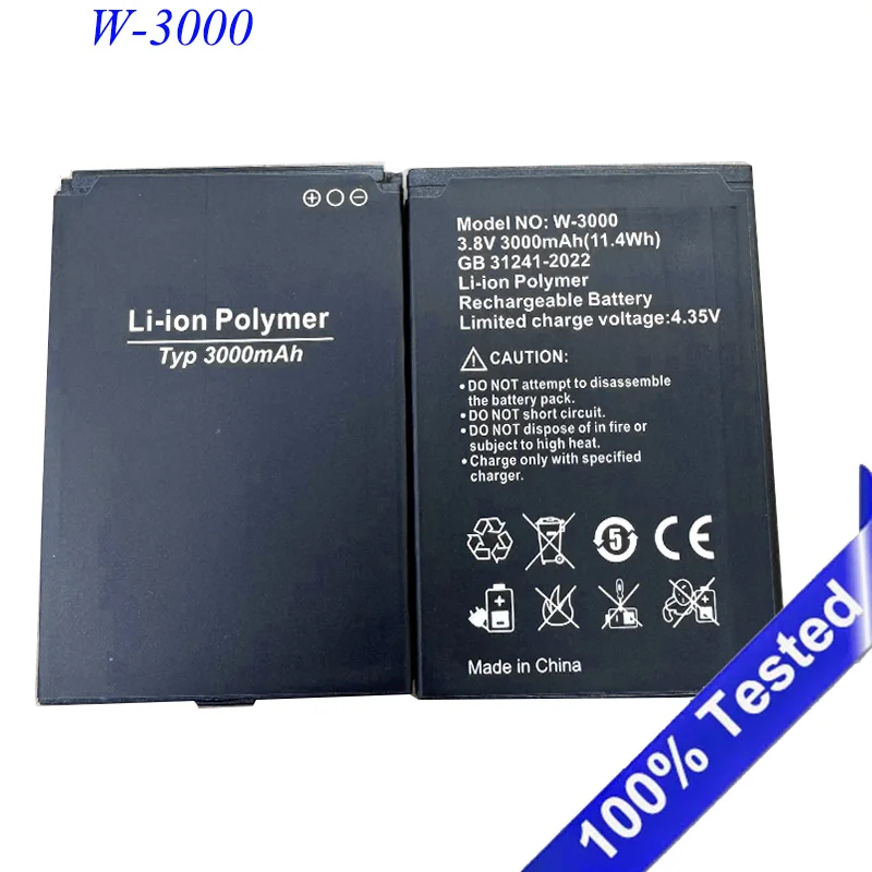 

Аккумулятор W-3000, 3000 мАч, новый аккумулятор, новая встроенная аккумуляторная панель