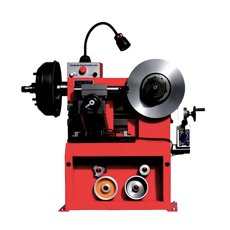 KARJOYS Brake Drum (DISC) Lathe Machine Tire Service Equipment Semi-Automatic Grinding Machine For Car Brake 1.1KW Motor Power