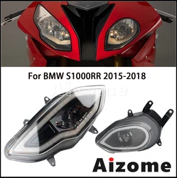 Motorcycle Front DRL High Low Beam LED HeadLight For BMW S1000RR 2015 2016 2017 2018 Waterproof Headlights Assembly Parts Lights