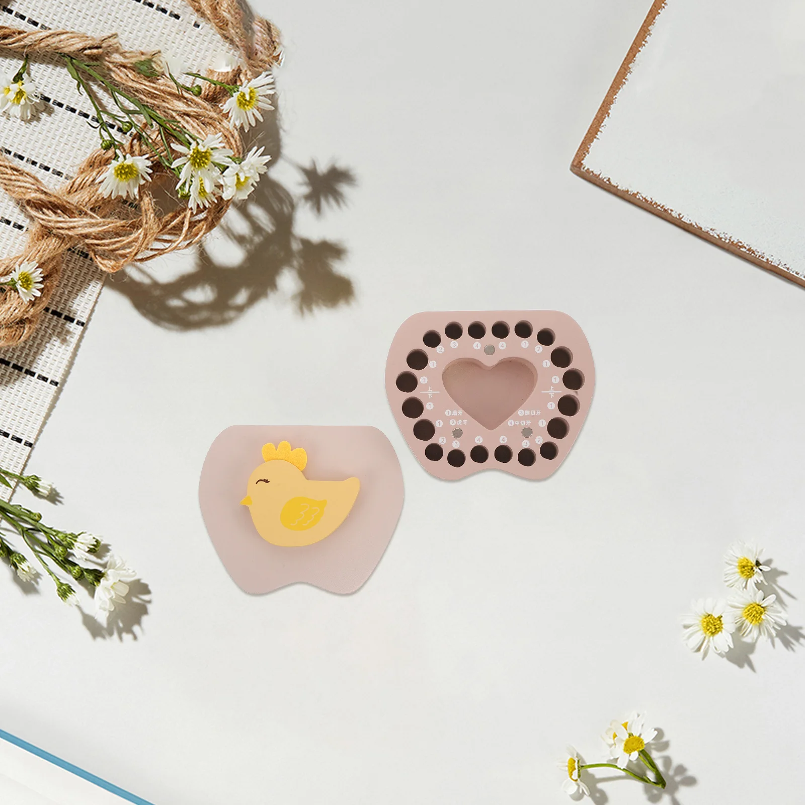 

Деревянный ящик для хранения детских зубов, портативный органайзер для памяти для мальчиков и девочек, органайзер для зубов, пуповина, первые волосы