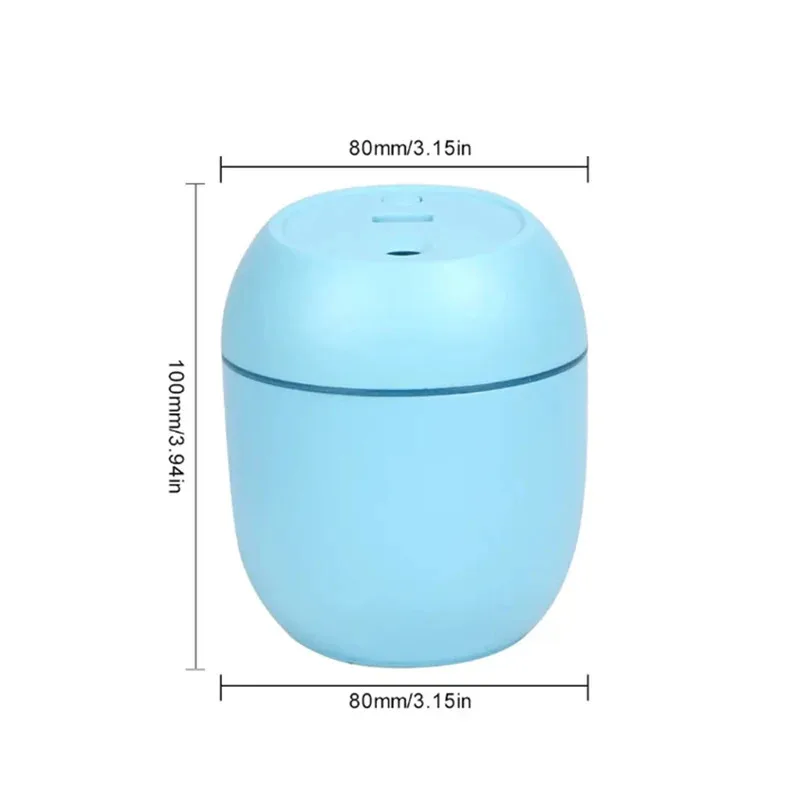 USB Mini Air Humidifier Aroma Essential Oil Diffuser For Home Car Ultrasonic Mute Mist Maker Diffuser with LED Color Lamp