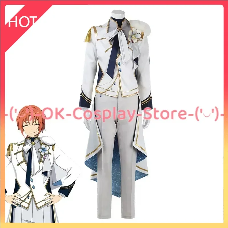 

[Custom Made] Game Ensemble Stars RankA Bloom Tsukinaga Leo Cosplay Costume Fancy Formal Suit Party Clothing Halloween Uniforms