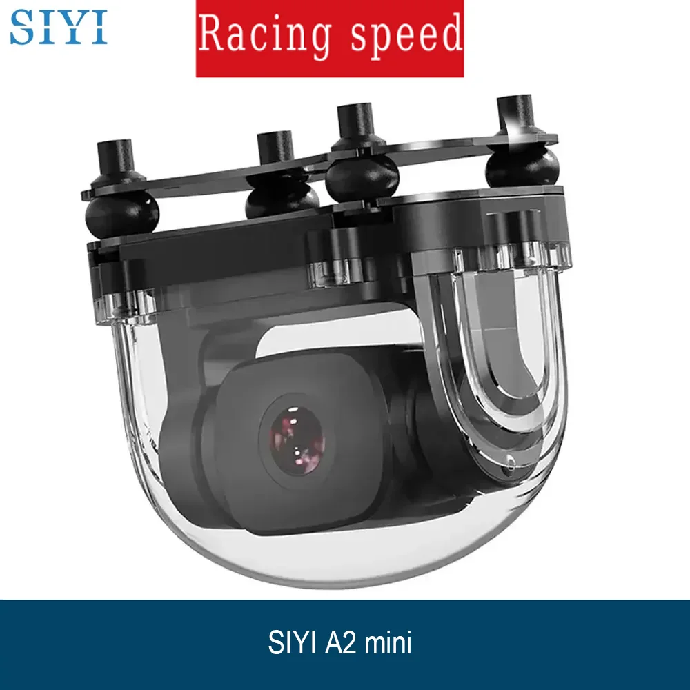 SIYI  A2 mini Ultra Wide Angle FPV Gimbal Single Axis Tilt with160 degree FOV 1080p Starlight Camera Sensor IP67