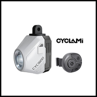 CYCLAMI Hanging Bike Headlight GoPro Ultra Bright Wireless Remote Front Lamp MTB Road High Brightness White CYC 1600 Lumen Light