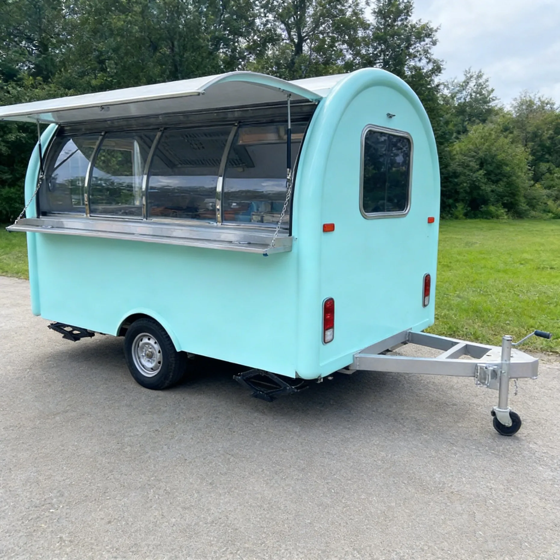 Food Truck Dinner Electric Truck Cheap Outdoor Mobile Food Cart Coffee Trailer Foodtruck