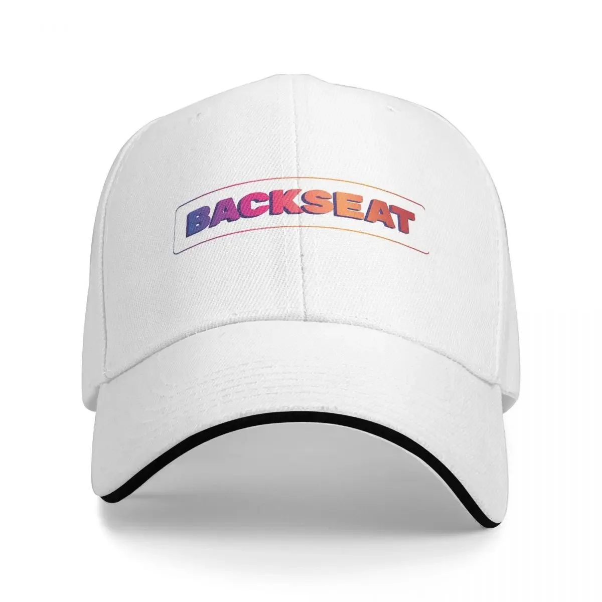 Backseat Logo Cap Fashion Casual Baseball Caps Adjustable Hat Hip Hop Summer Unisex Baseball Hats Customizable Polychromatic