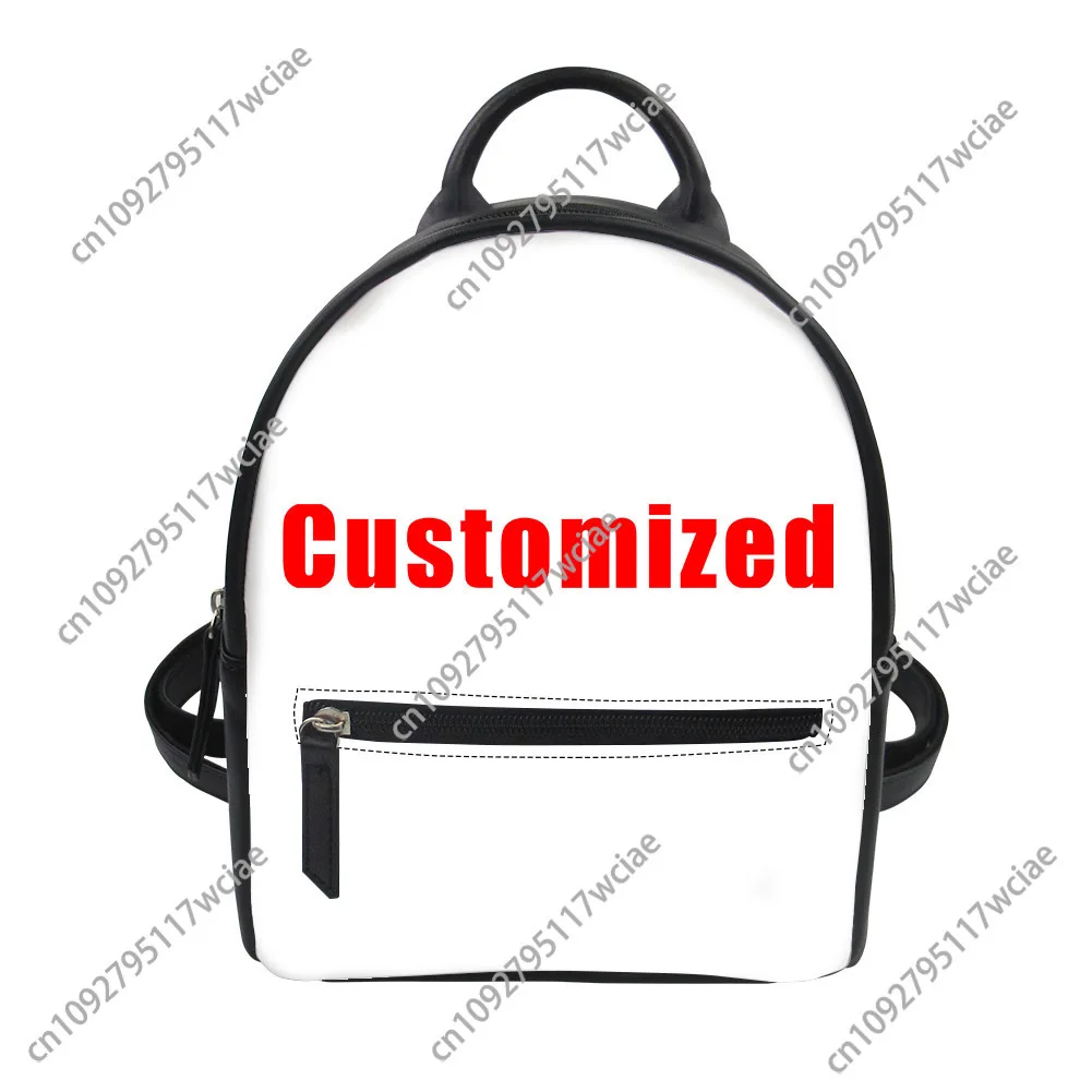 Halloween Pumpkin Clown Custom Backpack Purse Women Carter Schoolbags Double Shoulder Bag Mini Daypack Leather Travel Bag