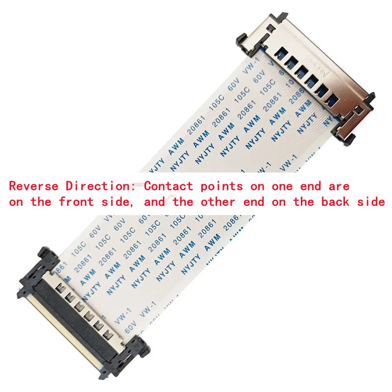 1PCS 4K LCD TV Display Cable - 41P/51 Pin I-PEX Connector, LVDS Pair Cable Interface, FPC