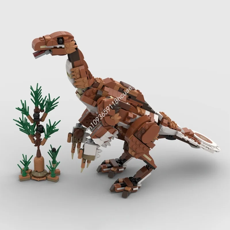 668 قطعة MOC Alxasaurus Elesitaiensis الخالق 3 1ed نموذج اللبنات العمارة لتقوم بها بنفسك هدايا عيد الميلاد فكرة لعب الاطفال عيد ميلاد