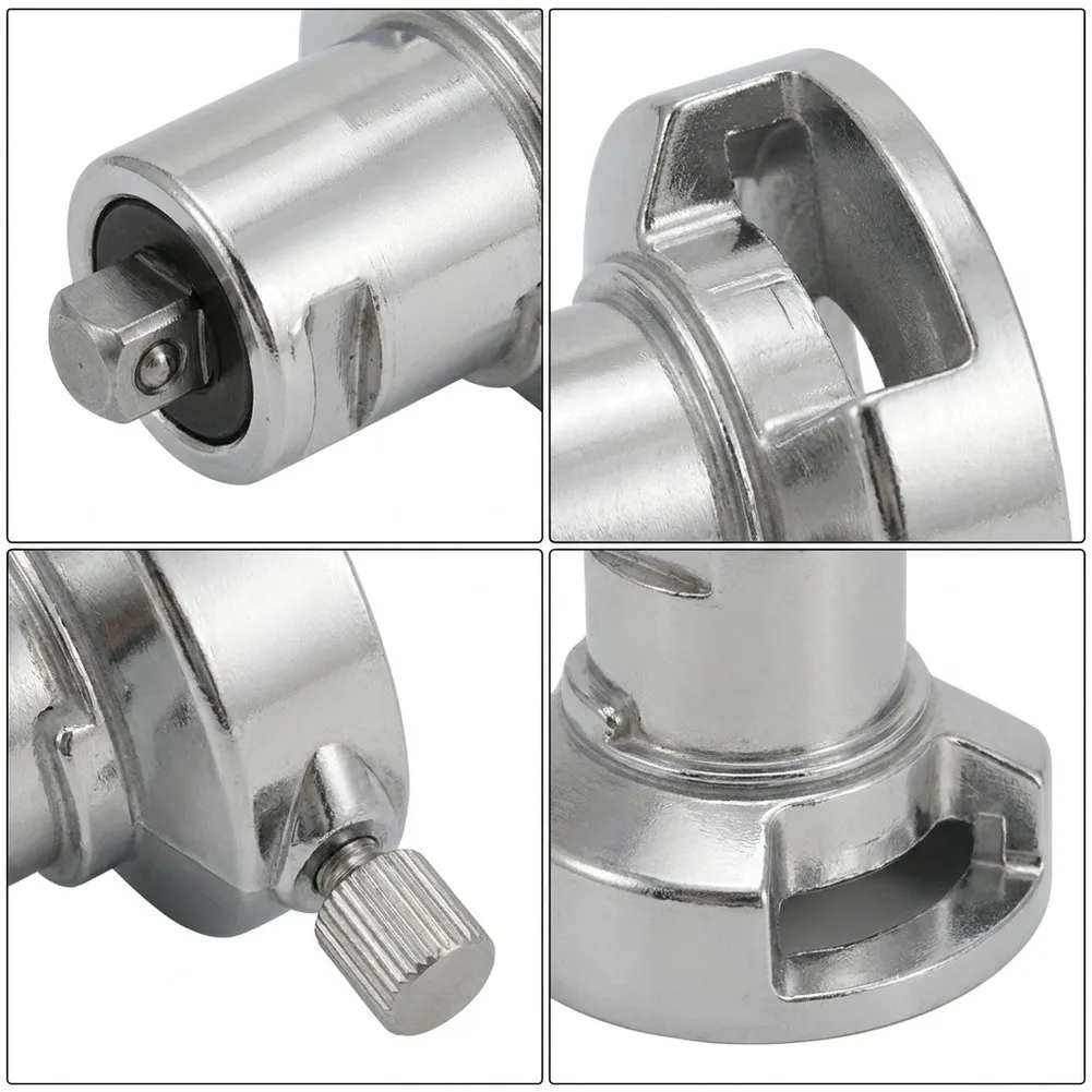 Juicer Maintenance Silver Juicer Adapter Stainless Steel Construction Smooth Operation Consistent Juicing Efficiency