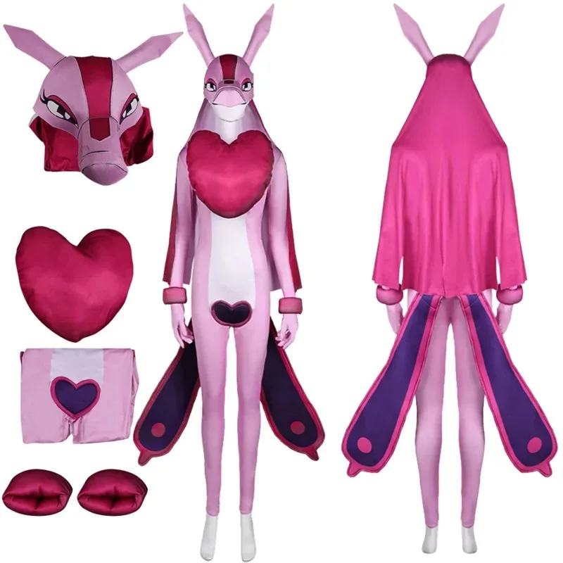 

Lovander Cosplay Fantasy Mask Jumpsuit Suits Game Pal Cosplay World Costume Disguise Adult Women Roleplay Fantasia Outfit Female