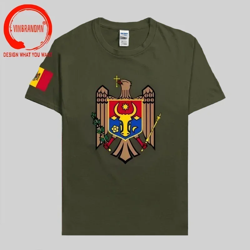 Moldova Moldovan MDA MD men t shirt fashion 2023 Jerseys nation team 100% cotton t-shirt fitness brand clothing tees summer Tops