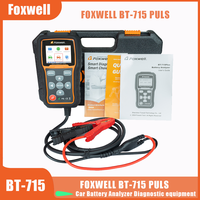 Foxwell BT715 Plus Battery Tester Support 12V 24V Flooded AGM EFB Gel Battery Replaced Foxwell BT100 and BT705 Battery Analyzer