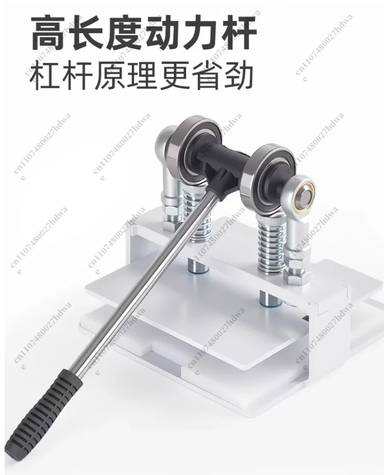 Double Roller Bearing Manual Press Ping-Pang Bat Rubber Edge Cutter Pasting Device Table Tennis Racket Rubber Cutting Machine
