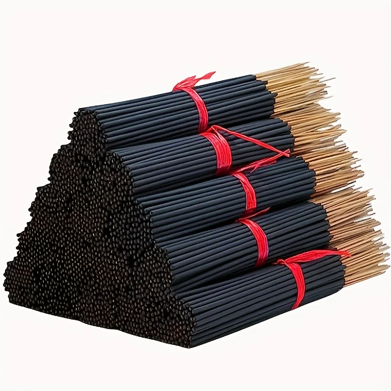 101 Natural 22cm Bamboo Incense Sticks with Cherry Blossom Scent, Burn Time of 45-50 Minutes, for Yoga, Meditation, Home and Office Use - Perfect for Christmas, Halloween, Easter, Hanukkah, Thanksgiving - Feather-Free, for Home Aromatherapy