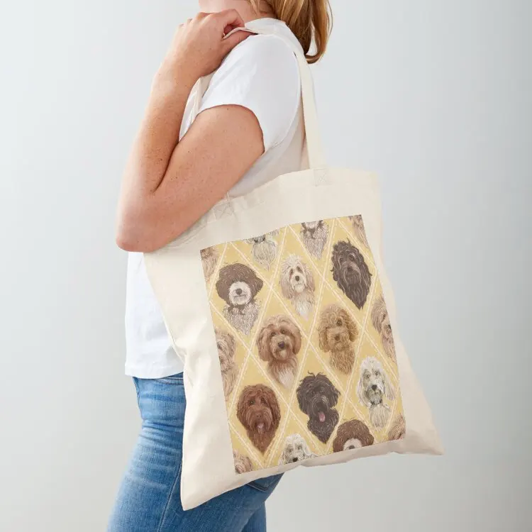 

LabraDoodleFriends Tote Bag eco pack hand bags Canvas bag for women Shopper handbag