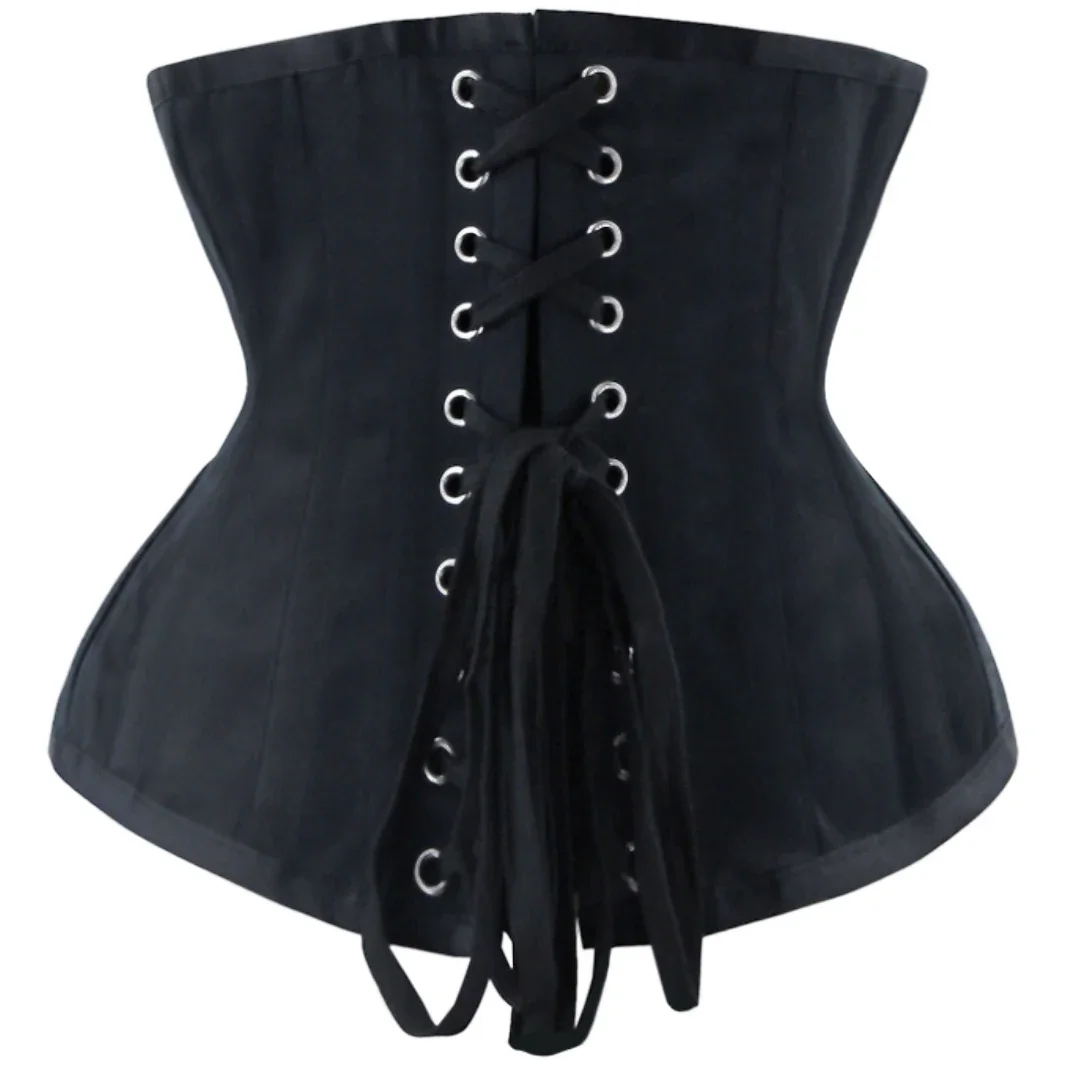 Short Torso Hourglass Waist Corset for Women Sexy Gothic Bustiers and Corsets Underbust Waist Trainer Slimming Waist Cincher