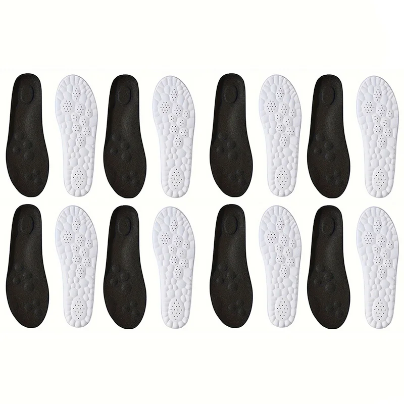 1 Paar/2 Pairs/4 Pairs Hoge Elasticiteit Latex Sport Inlegzolen Zachte Schoen Pads Steunzool Orthopedische Inlegzolen ademend Deodorant Binnenzool