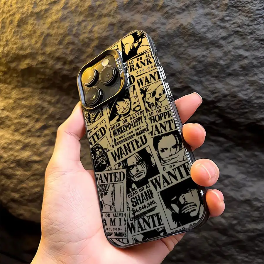 Soft Shell Handyhülle für iPhone 17 Air 14 15 16 Plus 11 12 13 Pro Max 16e One Piece Anime Monkey Luffy Zoro
