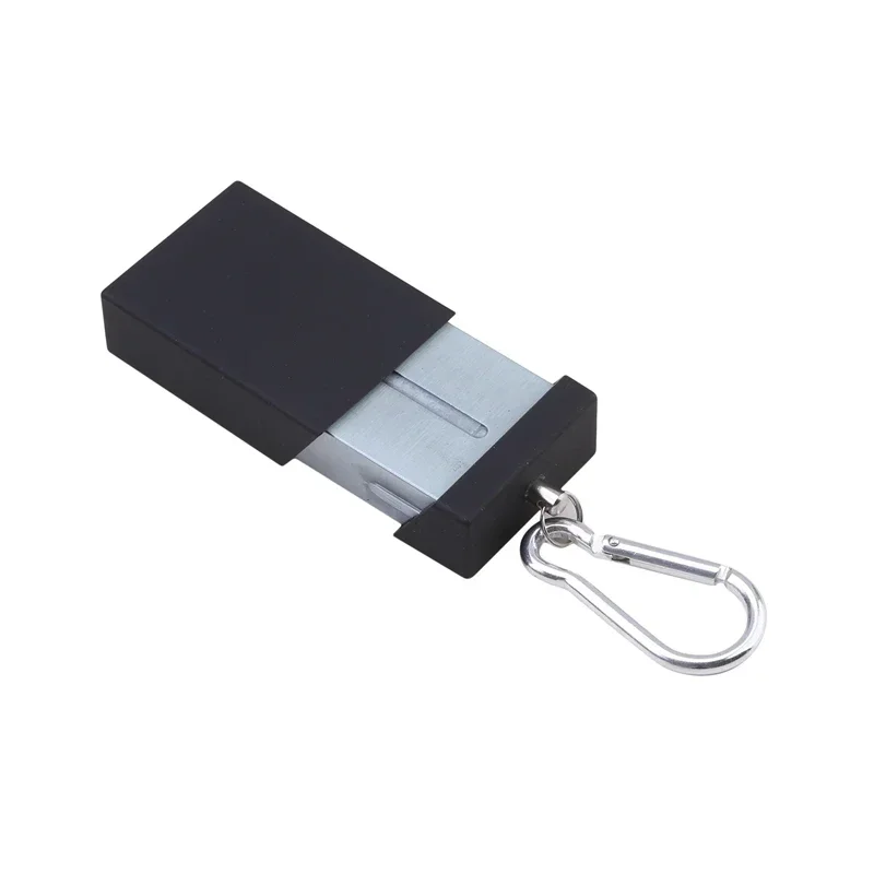 Box Ashtray Creative Portable With Key Chain Carabiner Metal Outdoor Pocket Ash Tray 2024 New