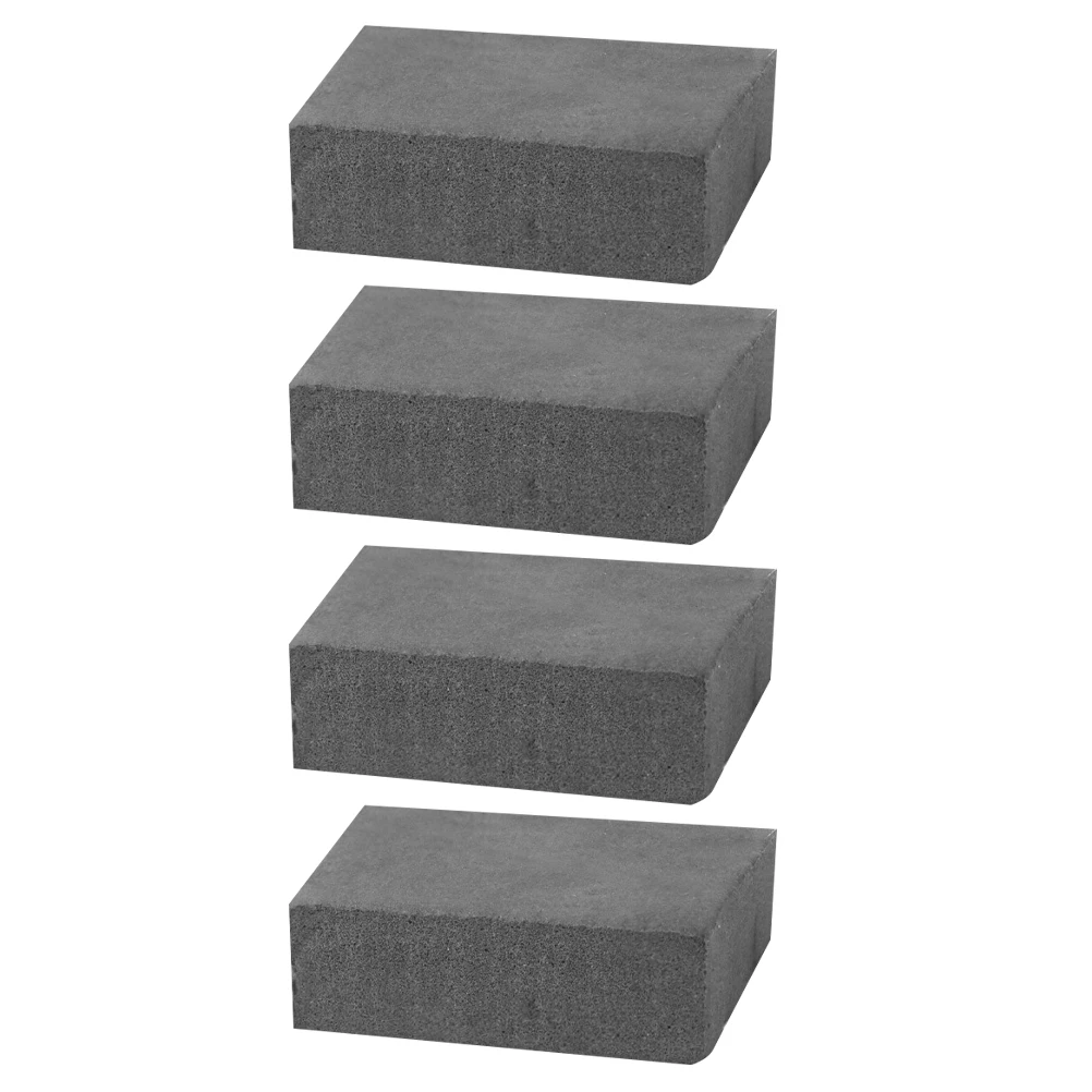 

4 Pcs Musical Instrument Accessory Noise-absorbing Pad Sponge Filter Pads Dark Grey