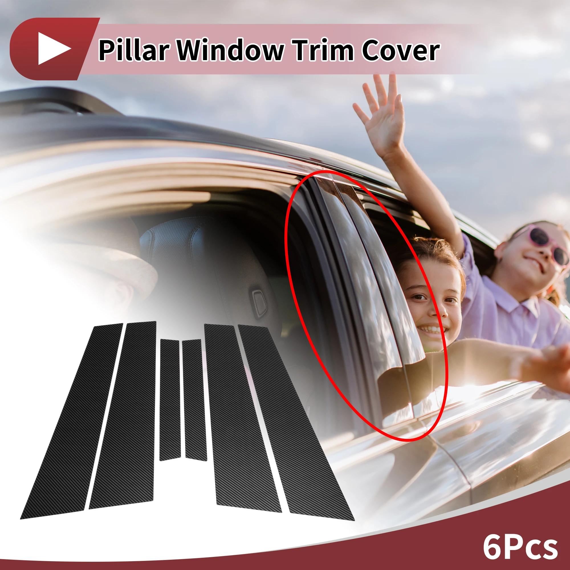 

UXCELL Накладка на дверную стойку для Volvo S60, черное углеродное волокно, передняя задняя левая и правая