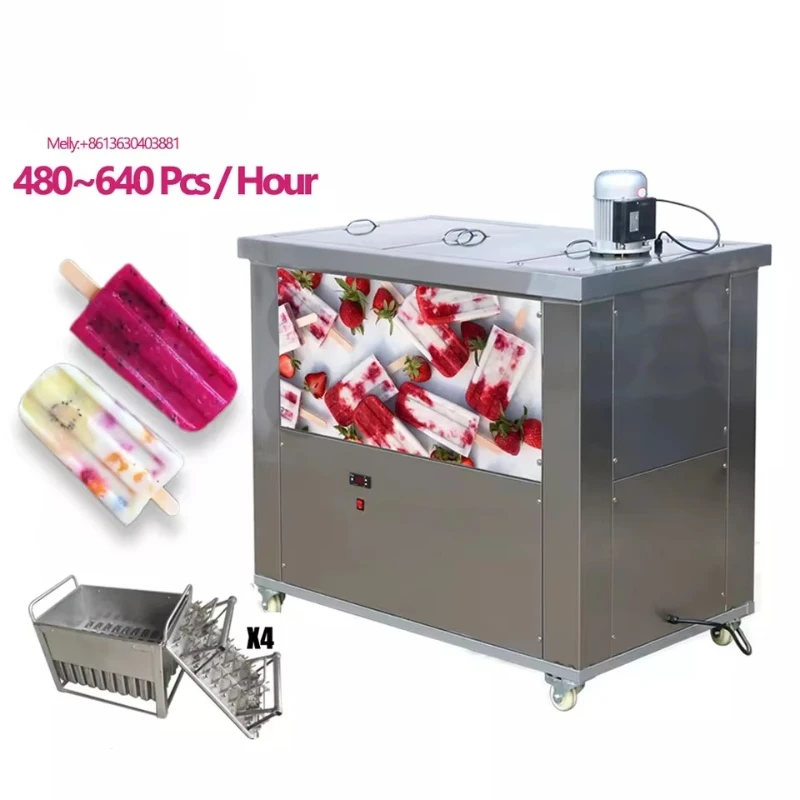 

4 mold automatic popsicle making machine production line