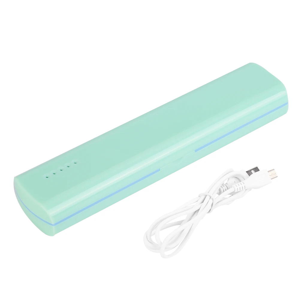 2 Modes UV Light Toothbrush Sterilizer Cleaner USB / Battery Charging Portable Oral Tooth Cleaning Brush Antibacterial Casket