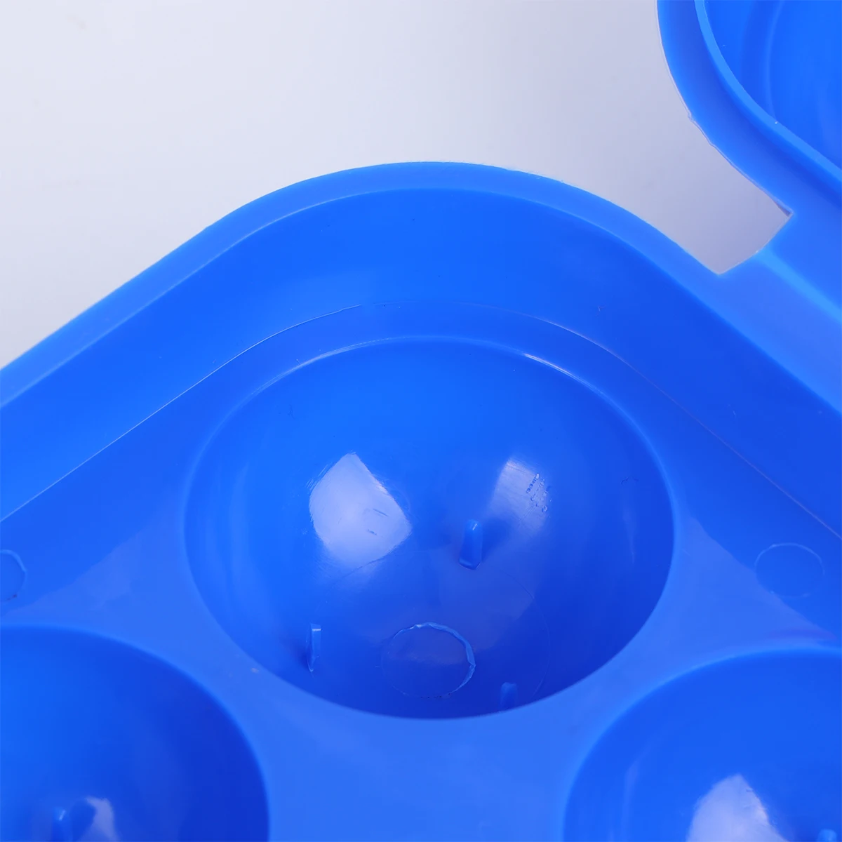 

2Pcs Egg Container Durable PP Material Shockproof Foldable Storage Box for Outdoor Camping Picnic Color