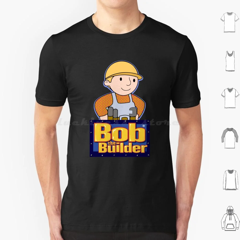 Bob The Builder Confident T Shirt Big Size 100% Cotton Bob The Builder Bob Builder Tv Show Scoop The Builder Bob The Builder