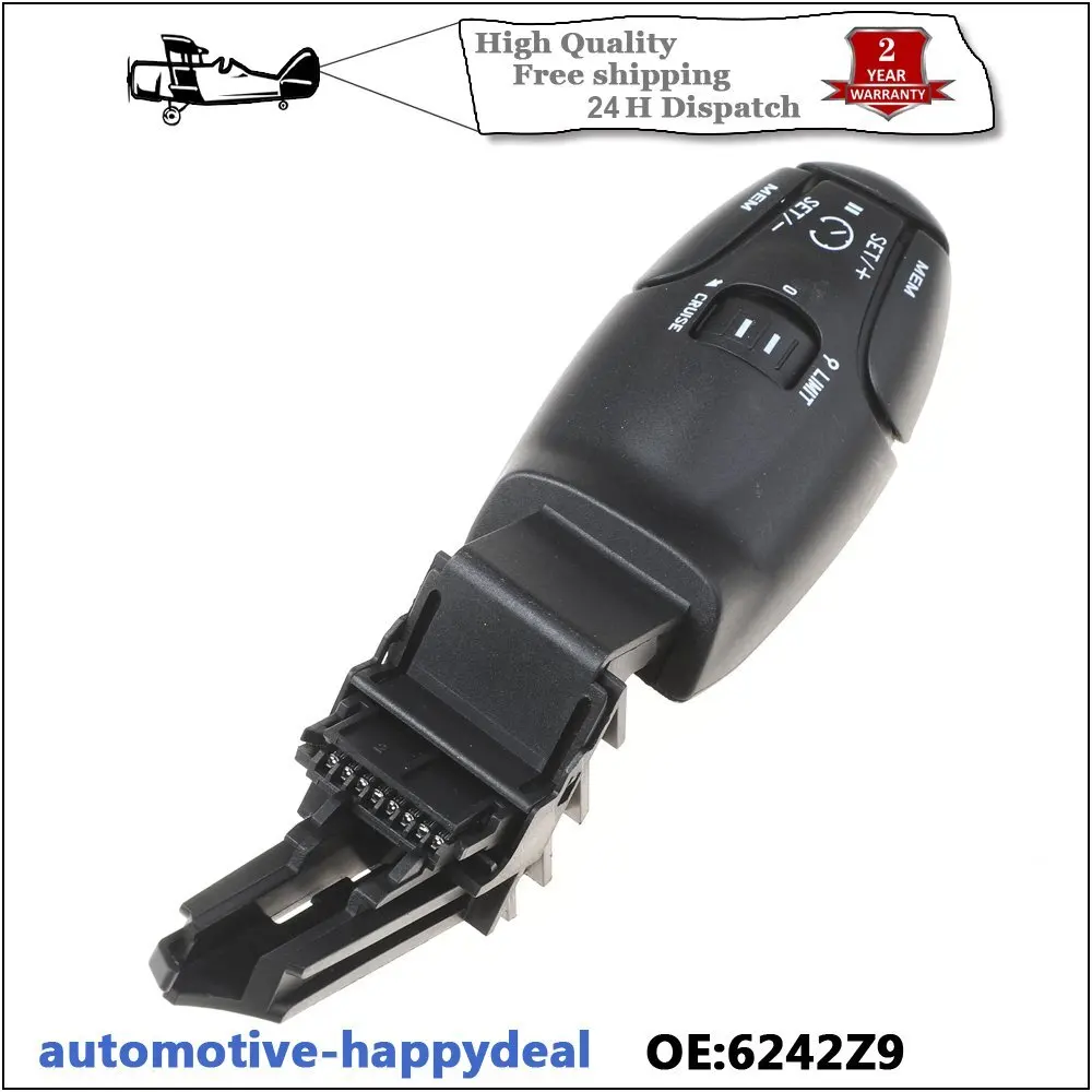 Переключатель круиз-контроля 6242Z9 для Citroen C3 C5 для Peugeot 307 308 208 407 Переключатель круиз-контроля 6242Z9 для Citroen C3 C5 для Peugeot 307 308 208 407