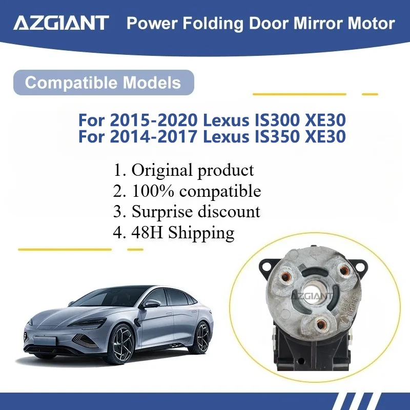 AZGIANT For Lexus IS300 XE30/IS350 XE30 Car Power Fold Mirror 12V Motor module accessoires voiture Parking Protection  12V DC