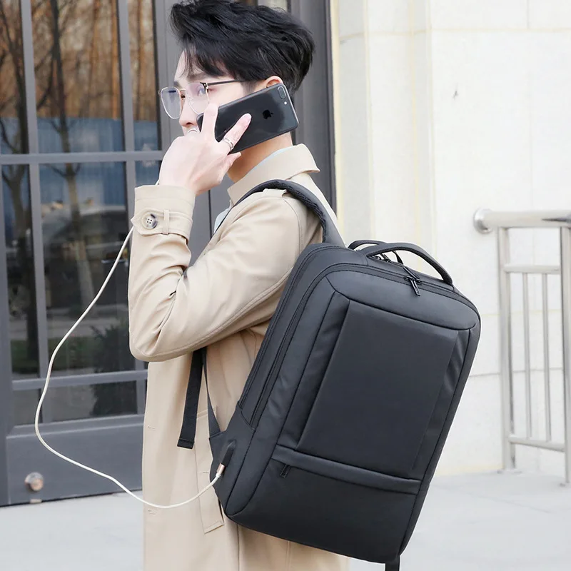 

Korean Fashion Men's Business Backpack Outdoor Travel Backpack Laptop Bag Student Backpack