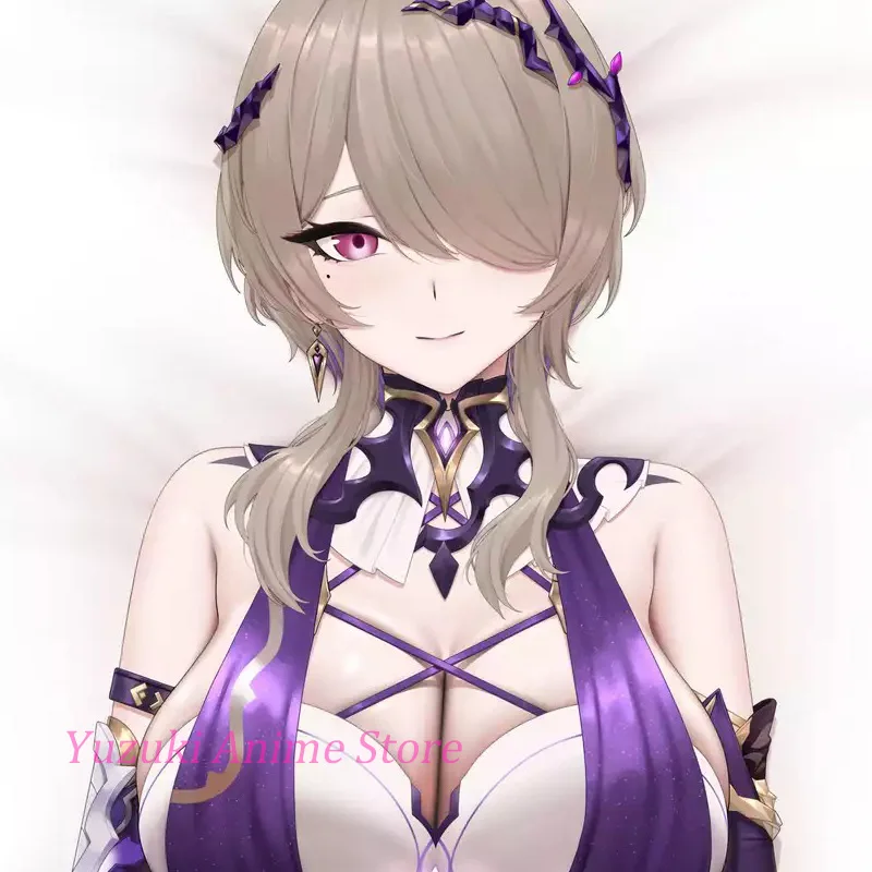 Anime Body Pillowcase Rita Roseweisse Honkai Dakimakura Life-Size Double-Sided Print Pillow Cover Gift