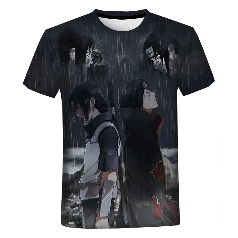 Kids 3D Print T-shirt Boys Girls Summer Fashion Casual Short Sleeved Unisex Harajuku Streetwear Oversized Demon Slayer Tops