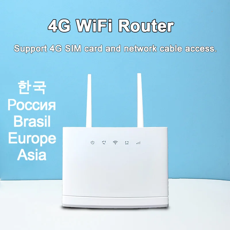 4G SIM card router LTE wifi router 4G modem Hotspot RJ45 wireless router 4G CPE