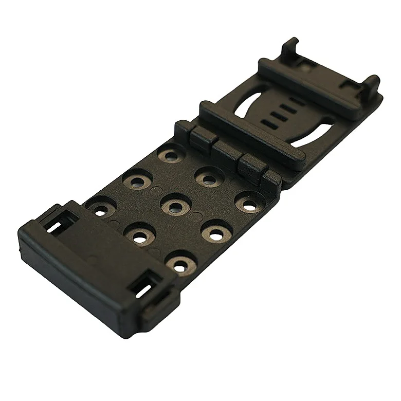 

Outdoor Multifunctional Back Clip Waist Clip Accessories DIY Black Fixed Plastic K Sheath Buckle Edc Pocket Tool Multi-purpose