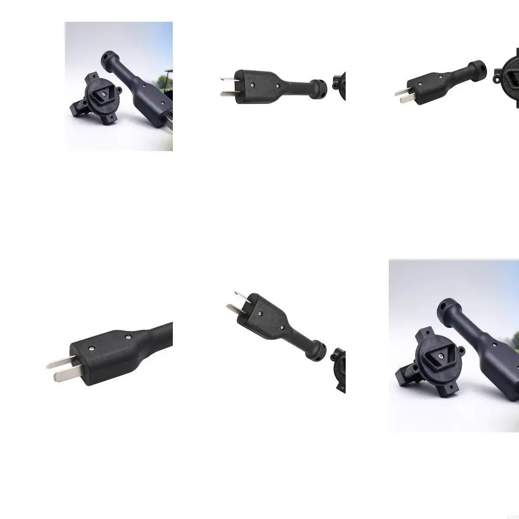 Golf Cart Connection Component with Figure-Eight Interfaces for Charging Circuit Maintenance and Replacement 24BD