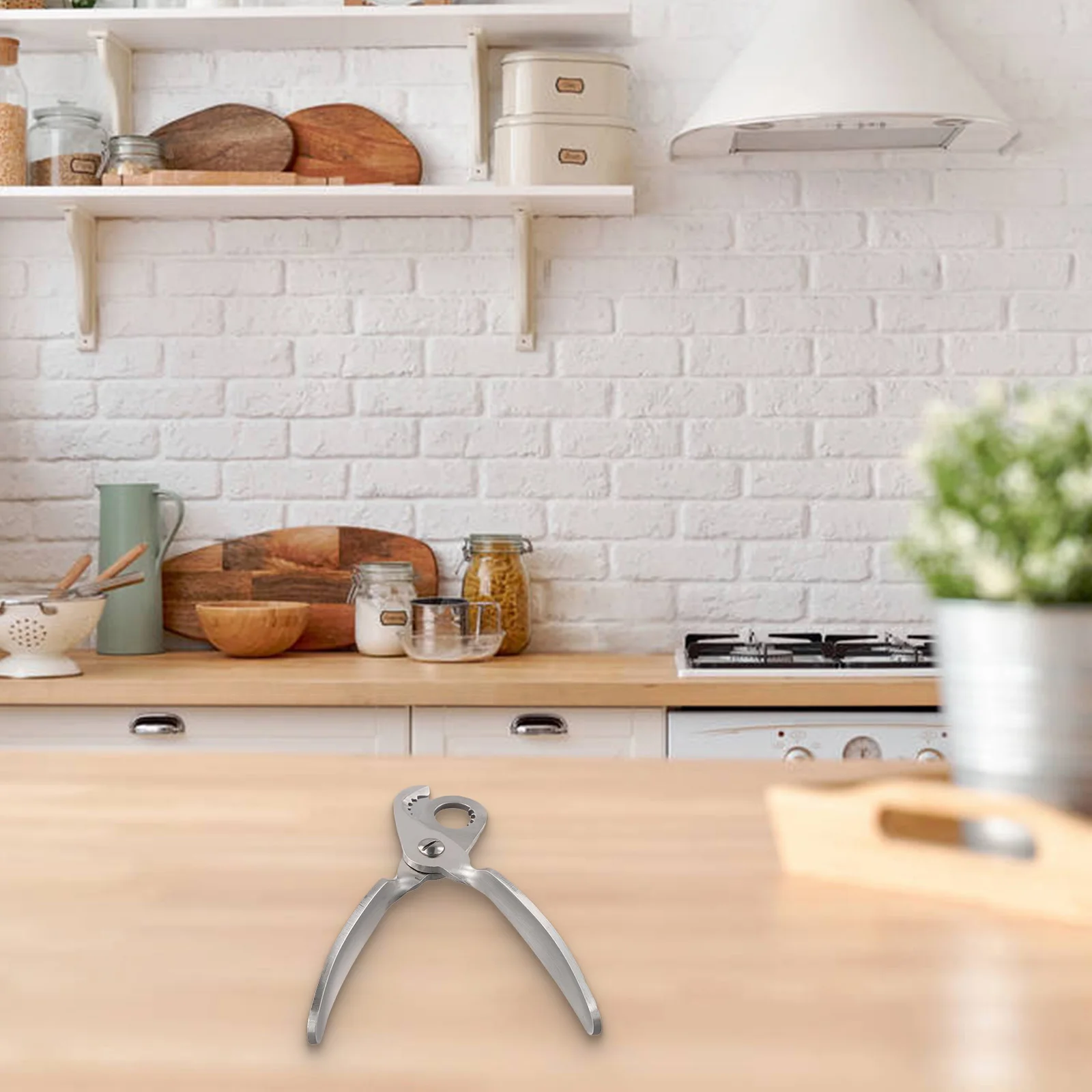 Sleek & Functional Snail Tail Cutting Tool Made from Stainless Steel Designed to Simplify Your Cooking Experience