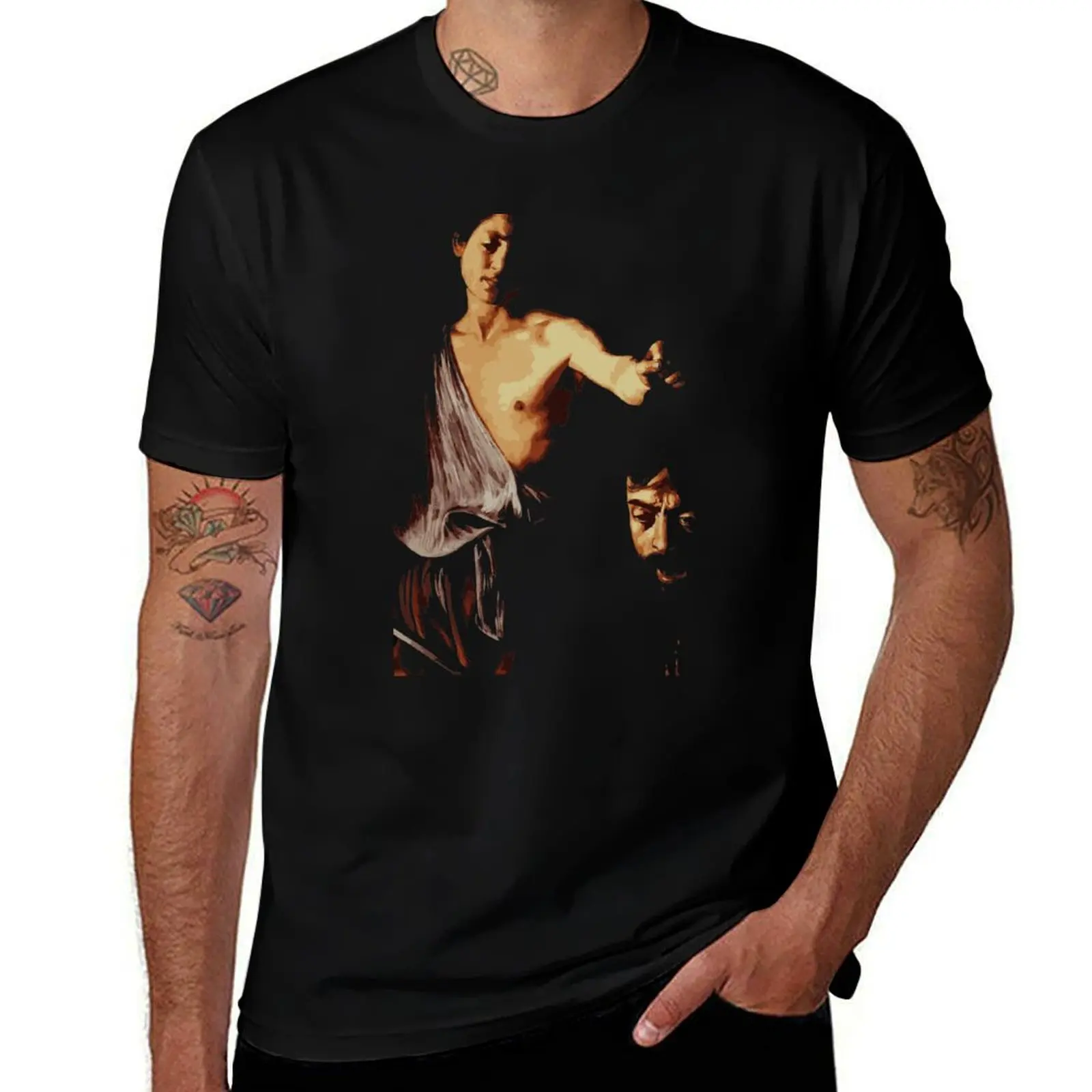 

Davide with the testa di Golia T-Shirt man tshirt man t shirt summer T-Shirt