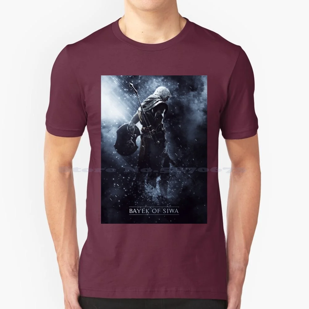 Bayek Of Siwa T Shirt 100% Cotton Tee Bayek Of Siwa Desmond Miles Ezio Haytham Kenway Edward Bayek Evie Frye Jacob Shay Cormac